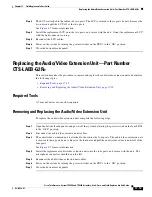 Preview for 411 page of Cisco CTS-TX9000 Assembly, Use & Care, And Field-Replaceable Unit Manual