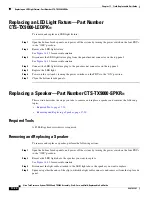 Preview for 412 page of Cisco CTS-TX9000 Assembly, Use & Care, And Field-Replaceable Unit Manual