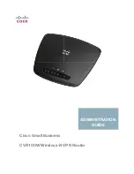 Cisco CVR100W Administration Manual предпросмотр