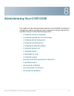 Предварительный просмотр 121 страницы Cisco CVR100W Administration Manual