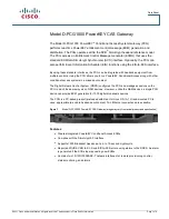 Cisco D-PCG1000 PowerKEY CAS Datasheet preview