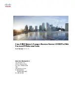 Предварительный просмотр 1 страницы Cisco D9800 Reference Manual