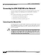 Preview for 64 page of Cisco DPA 7610 Administration Manual