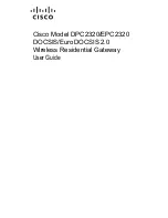 Предварительный просмотр 1 страницы Cisco DPC2320 DOCSIS User Manual