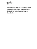 Cisco DPC2420 User Manual предпросмотр