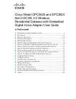 Preview for 1 page of Cisco DPC3925 User Manual