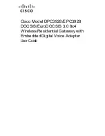 Cisco DPC3928 DOCSIS User Manual предпросмотр