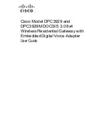 Cisco DPC3929 User Manual preview