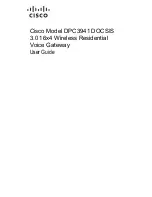 Cisco DPC3941 User Manual предпросмотр