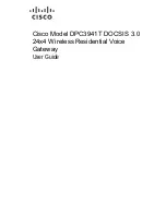 Cisco DPC3941T User Manual preview