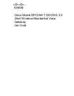 Предварительный просмотр 1 страницы Cisco DPC3941T User Manual