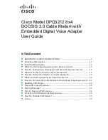 Cisco DPQ3212 Important s User Manual preview