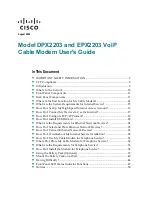 Cisco DPX2203 User Manual preview