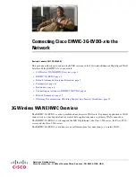 Предварительный просмотр 1 страницы Cisco EHWIC-3G-EVDO Manual