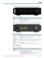 Предварительный просмотр 3 страницы Cisco EPC3208G EuroDOCSIS 3.0 8x4 Datasheet