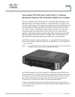 Cisco EPC3925 Datasheet предпросмотр