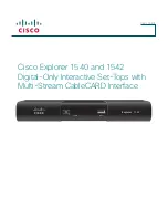 Cisco Explorer 1540 User Manual preview