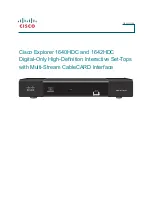 Cisco Explorer 1640HDC User Manual preview