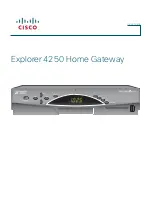 Cisco Explorer 4250 User Manual preview