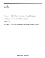 Cisco Firepower 1120 Hardware Installation предпросмотр