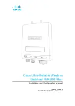 Preview for 1 page of Cisco FM4200 Installation And Configuration Manual