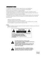 Preview for 2 page of Cisco FS-S5501F User Manual