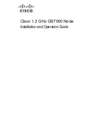 Cisco GS7000 Installation And Operation Manual preview