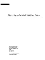 Preview for 2 page of Cisco HyperSwitch A100 User Manual