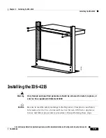 Предварительный просмотр 69 страницы Cisco IDS-4230-FE - Intrusion Detection Sys Fast Ethernet Sensor Installation And Configuration Manual