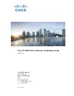 Предварительный просмотр 1 страницы Cisco IE-4000-16GT4G-E Hardware Installation Manual