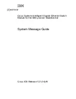 Preview for 1 page of Cisco Intelligent Gigabit Ethernet Switch Module Manual