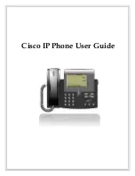 Cisco IP Phone User Manual preview