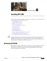 Preview for 1 page of Cisco IPS-4260 Installation Manual