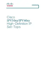 Preview for 1 page of Cisco IPV5000 Installation Manual