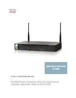 Предварительный просмотр 1 страницы Cisco ISA550 Administration Manual