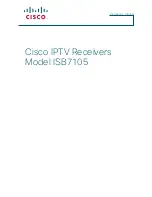 Preview for 1 page of Cisco ISB7105 Installation Manual