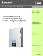 Preview for 1 page of Cisco Linksys 60606NC LH Product Data