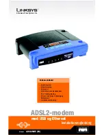 Предварительный просмотр 17 страницы Cisco LINKSYS ADSL2MUE Quick Installation Manual