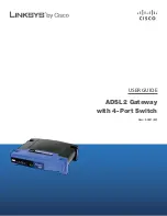 Предварительный просмотр 1 страницы Cisco LINKSYS AG241 User Manual