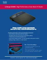 Cisco Linksys E3200 Brochure & Specs preview