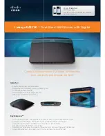 Cisco Linksys EA2700 Specifications предпросмотр