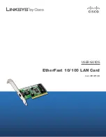 Cisco Linksys LNE100TX User Manual preview