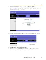 Предварительный просмотр 5 страницы Cisco Linksys RV042 Setup Manual