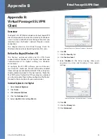 Предварительный просмотр 64 страницы Cisco Linksys RVL200 User Manual