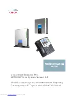 Preview for 1 page of Cisco Linksys SPA9000 Administration Manual