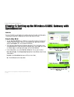 Предварительный просмотр 18 страницы Cisco LINKSYS WAG54GS (EU) User Manual