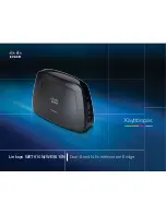 Предварительный просмотр 148 страницы Cisco Linksys WES610N User Manual