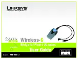 Cisco Linksys Wireless-G WBP54GV2 User Manual preview