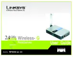 Preview for 1 page of Cisco Linksys WPS54G User Manual