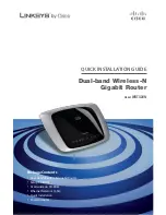 Предварительный просмотр 1 страницы Cisco Linksys WRT320N Quick Installation Manual